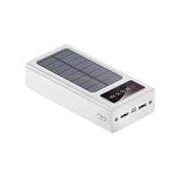 Banco de Energía con Cargador Inalámbrico de 36000 mAh, 4 Cables Integrados, Seis Salidas, Carga Rápida de 15 W, Bancos de Energía Solares