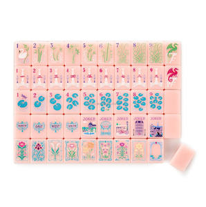 Tuiles de Mahjong Américain en Acrylique à Gravure Simple Couche Personnalisée, 160 Pièces - Product Image 2