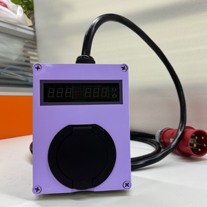 Enchufe de Carga Portátil para Vehículos Eléctricos de 7-22kW, Tipo 2, con Control por Aplicación, para Uso en Flotas, Nuevo Mini Cargador Inteligente de 16A/32A - Product Image 4