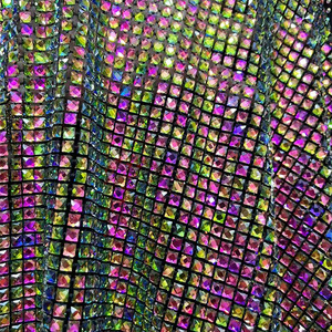 Chất Lượng Hàng Đầu <span class=keywords><strong>Rhinestone</strong></span> Lưới Vải Pha Lê Vải Hình Vuông Thạch Với Lưới Cho Sang Trọng Ăn Mặc Khiêu Vũ Ăn Mặc - Product Image 3