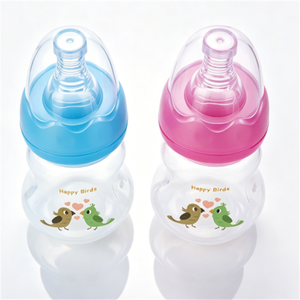 Bouteille d'alimentation pour bébé sans BPA, 60 ml, col standard en PP, biberon portable <span class=keywords><strong>mini</strong></span> pour nouveau-né avec tétine en silicone - Product Image 2
