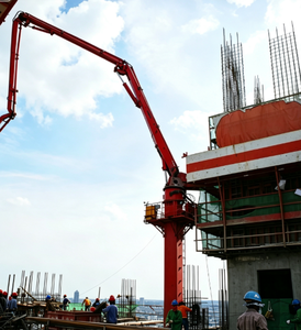 Nuova Attrezzatura per Costruzioni in Calcestruzzo per Edifici Alti: Braccio di Pompaggio HGT51 con Raggio Massimo di Pompaggio di 51m per Costruzioni di Grattacieli - Product Image 3