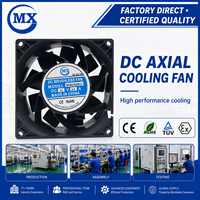 Ventilateur de refroidissement CC 9238, ventilateur sans balais pour l'agriculture, la restauration et l'industrie, 92*92*38mm, haute vitesse, haute température, 12V 24V 48V, silencieux