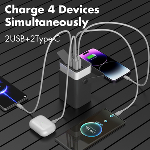 40000mAh Power Bank with 4 Output Ports,High-Capacity Portable <b>Charger</b> for Multi-Device Charging - Product Image 5