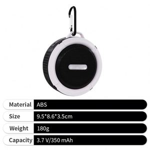Mini haut-parleur étanche d'extérieur, forme ronde personnalisée, haut-parleur sans fil portable pour le sport, idéal pour les cadeaux - Product Image 4