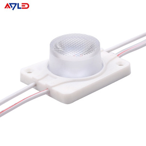 โมดูลฉีดแสงแบบ Edgelit SMD3030 กำลังไฟ 1.5 วัตต์ ขนาด 15*45 °   ไฟ LED 12V สีขาว IP67 โมดูล LED บนแผงวงจรอลูมิเนียม สำหรับไฟส่องด้านข้างของกล่องไฟ - Product Image 1