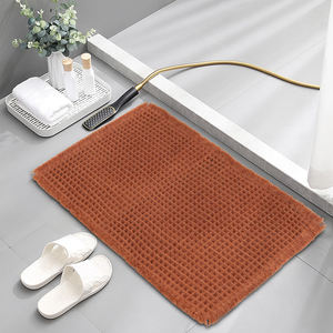 Youltan oem wffle עיצוב פוליאסטר מכונת כביסה שטיחים אמבטיה שטיחים חדר רחצה שטיחים - Product Image 4