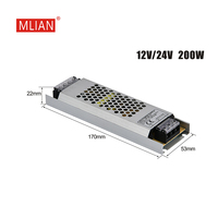 Offre Spéciale Alimentation LED S-10-5 Prix Usine 5V 2A 10W DC 50/60Hz Fréquence 5A Courant Rail DIN 400W 60W Puissance de Sortie