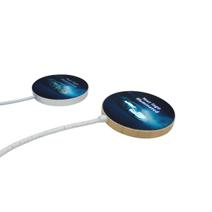 Cargador inalámbrico magnético con logotipo de luz LED con capacidad de carga rápida Compatible con iPhone y AirPods - Product Image 4