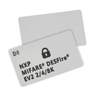 Carte RFID personnalisée MIFARE DESFire EV1 EV2 MIFARE DESFire EV3 2K 4K 8K puce sans contact