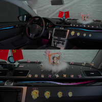 Lumière ambiante dynamique à 64 couleurs pour VW Passat B7 Magotan 2012-2016, accessoires de mise à niveau de l'éclairage LED intérieur