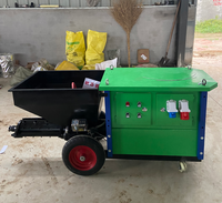 Pulvérisateur de mortier électrique portable Topmai amélioré, moteur 9KW haute efficacité, outil de pulvérisation de ciment et de plâtre pour murs