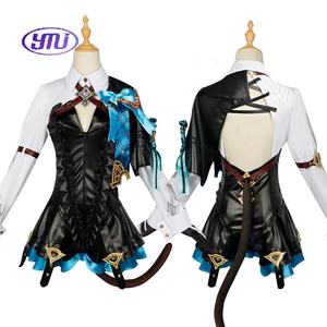 Genshined ชุดคอสเพลย์ <span class=keywords><strong>lynette</strong></span> ชุดพร็อพชุดเสื้อผ้าสำหรับผู้หญิงสำหรับใส่เล่นเกม - Product Image 2