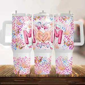 40 oz Tumbler với xử lý thăng hoa H2.0 flowstate du lịch Mug 40 oz Tumblers chai nước ngày của mẹ quà tặng cho Cha Cha ngày