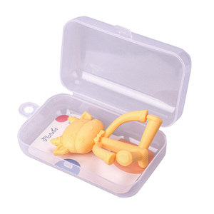 2025 Hot Bán buôn BPA free nhẹ nhàng của bé mọc răng đau Silicone Teether bé Đồ chơi mọc răng vòng bé teethers - Product Image 4