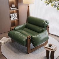 Fauteuil pouf de style médiéval, chaise île en jersey, chaise de loisirs, fauteuil inclinable individuel pour balcon, salon, en bois massif antique de qualité 3A