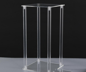 Base de Acrílico para Flores, Decoración de Mesa Principal para Bodas, Centro de Mesa de Acrílico para Bodas - Product Image 4
