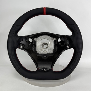 Volante de cuero de carreras perforado personalizado para modelos <span class=keywords><strong>BMW</strong></span> E46 E90 E38 E39 E83 E60 E70 E71 E72 E53 E92 volante de coche - Product Image 3