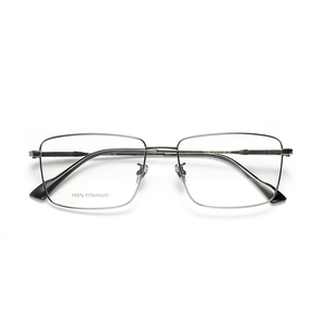 Shenzhen factory new feather Business-grade titanium <b>eyeglass</b> Customizable <b>frames</b> Logo embossed <b>frames</b> - Product Image 1