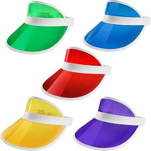 Gorra de Visera Transparente de Poliéster Promocional, Color Caramelo, Ajustable, Unisex, con Logotipo Personalizado, Empaque Personalizado, Secado Rápido, Deportiva, para Playa - Product Image 4