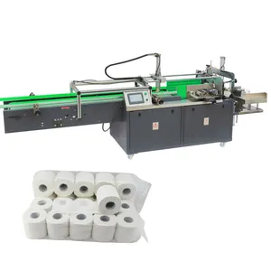 8-20bags/min Automatic Sealing Cutting Two Rows Toilet Paper Packing Machine With One Worker