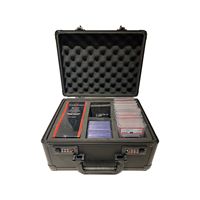Boîte à outils en aluminium personnalisable OEM & ODM avec fonction de dalle de carte graduée