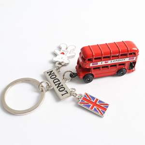 Porte-clés souvenir de <span class=keywords><strong>Londres</strong></span>, bus à deux étages rouge, pendentif, drapeau britannique, Big Ben, breloque <span class=keywords><strong>en</strong></span> métal, porte-clés <span class=keywords><strong>pour</strong></span> cadeau de <span class=keywords><strong>voyage</strong></span> et souvenir touristique - Product Image 5