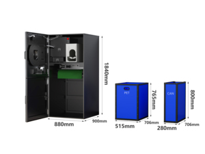L88 - Distributeur Automatique de Recyclage pour Cafés - Machine de Retrait de Gobelets et Intégration de Remises - L88 Reverse Vend - Product Image 4
