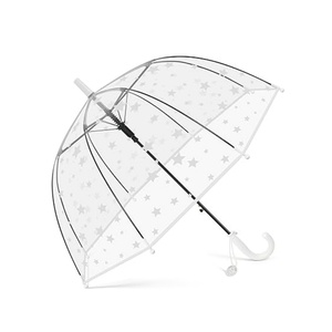 POE Kids <b>Umbrella</b> Transparent Clear Animals Character Pattern <b>Umbrella</b> for Girls Boys Women - Product Image 1