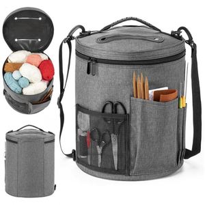 Bolsa de Almacenamiento Redonda de Poliéster con Cierre de Cremallera, Gran Capacidad, Duradera y Portátil para Uso Multifuncional - Product Image 2