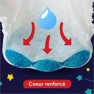 Vente en gros de couches-culottes blanches en tissu non tissé, taille 4 (9-15 kg), super absorbantes pour bébés, protection anti-fuites à 360 degrés - Product Image 4