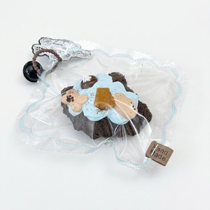Slime crème croissant menthe chocolat, argile sèche, jouet en silicone de qualité alimentaire, jouet anti-stress souple et compressible - Product Image 1