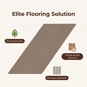 Fournisseur de <span class=keywords><strong>parquet</strong></span> en bois de chêne imperméable à grain naturel, panneau <span class=keywords><strong>stratifié</strong></span> de qualité E0, 10 mm - Product Image 2