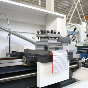 CK6140 yatay düz yatak CNC torna kesme makinesi orta görev işleme için manuel Metal torna - Product Image 6