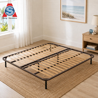 Cadre de lit en métal King Size, sommier à lattes Queen Size, accessoire de rechange pour meubles, compatible avec la fabrication de composants de meubles en usine
