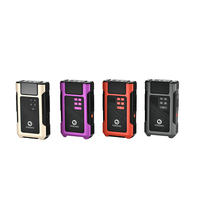 Démarreur de voiture multifonction 4 en 1 portable 10000mAh 120W ABS avec pompe à air, batterie externe, lampe torche et lumière d'urgence