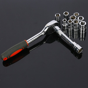 12 Stuks 1/2 Inch Professionele Garage Reparatie Tool Set Metrische Impact Socket Ratelsleutel Aanpasbare Oem Verpakte Behuizing Gemaakt CR-V - Product Image 5
