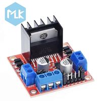 Module de commande de moteur MLK L298N pour moteur pas à pas, voiture intelligente, robot, breadboard, Peltier, haute puissance