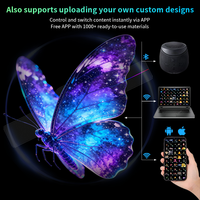 Ventilateur holographique 3D personnalisable avec écran LED, projecteur publicitaire portable pour la promotion de marques de détail et le développement secondaire SDK