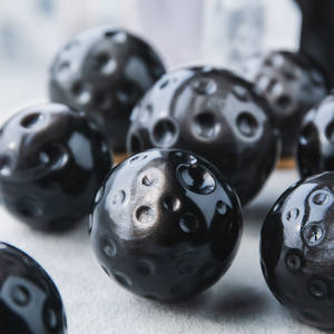 Nueva Esfera Lunar <span class=keywords><strong>de</strong></span> Obsidiana Plateada Pulida con Superficie Texturizada para Colección - Product Image 2