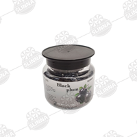 Prune noire entière séchée Halal, en pot, enrobée de sucre, prune confite, collation de fruits confits acidulés, vente en gros