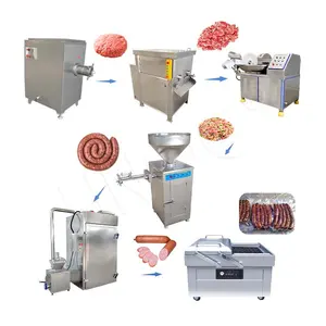 HNOC Pneumatic Quantitative Sausage Stuffer Fill Machine Commercial Automatic Meat Sausage Make Machine