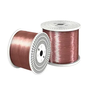 Cable de alambre de bajo precio de 1,1mm más vendido, materia prima, alambre de Aluminio revestido de cobre para Cable, fabricación de cables eléctricos de cobre 5%