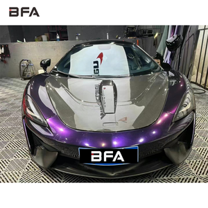 Para <span class=keywords><strong>McLaren</strong></span> <span class=keywords><strong>540s</strong></span>/570s/600LT Retrofit capó de fibra de carbono seco tipo N actualizado a Kit de cuerpo de tapa frontal ligero de ultra alta calidad - Product Image 2