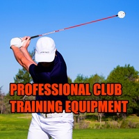 Bâton d'entraînement de golf OEM ODM en fibre de verre et caoutchouc, personnalisable avec logo, pour l'entraînement vocal