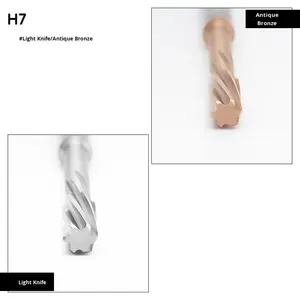 Alésoir rotatif en acier au tungstène H7 de précision, grand modèle 4 mm HRC60, poignée rotative gauche - Product Image 4