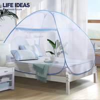 Venta al por mayor plegable libre Pop portátil rey cama doble de tamaño Yurt Mosquito Net