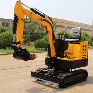 Mini-excavatrice sur chenilles hydraulique de 15 tonnes, machine compacte pour le nivellement des terrains et les travaux de construction - Product Image 1