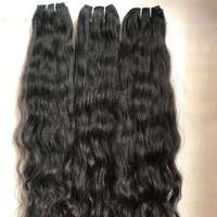 Mejor Proveedor de Extensiones de Cabello Natural Virgen Indio sin Procesar 100% con Cutícula Alineada, Extensiones de Templo Naturales al por Mayor en India