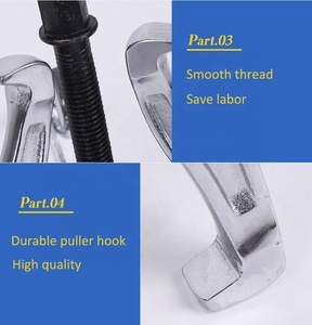 Extrator de três garras resistentes com 3 pernas, ferramenta de remoção de rolamento, triângulo, extrator pequeno - Product Image 6